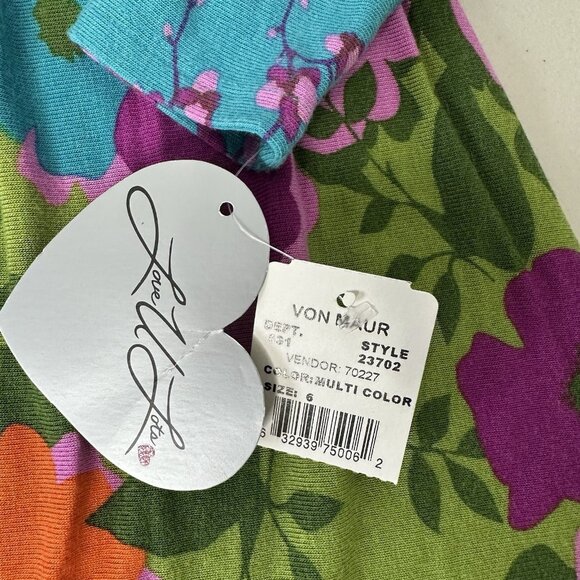 Love u Lots Girls Floral Dress Size 6 Patchwork Embroidered Wool blend - Picture 5 of 8